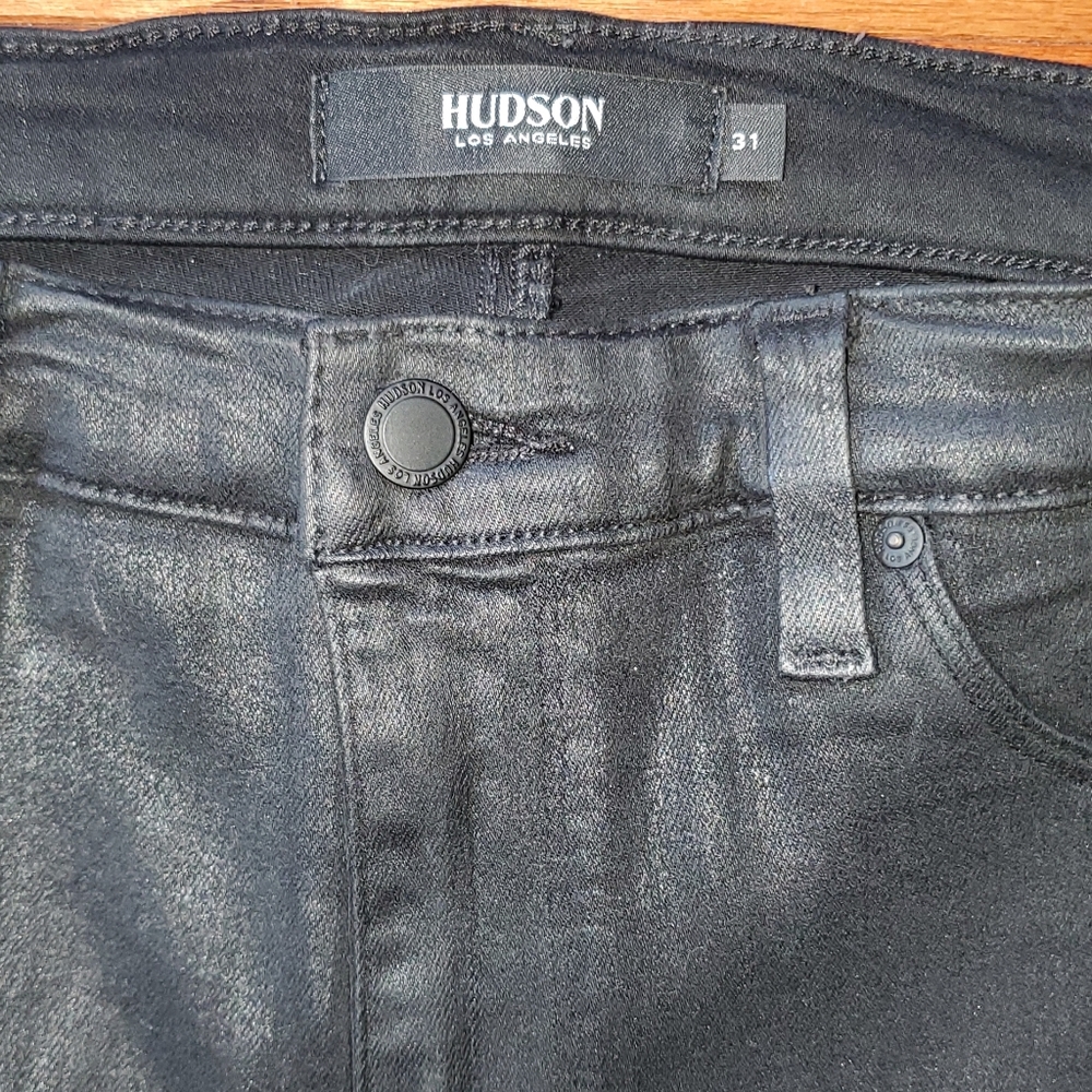 Hudson Barbara skinny coated jeans